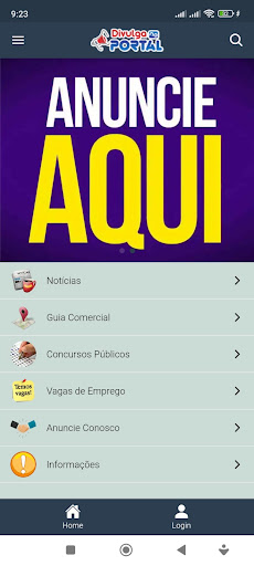 Android application Divulga no Portal - Carpina screenshort