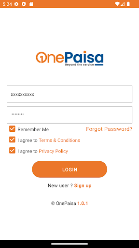 OnePaisa - Micro ATM Screen 2
