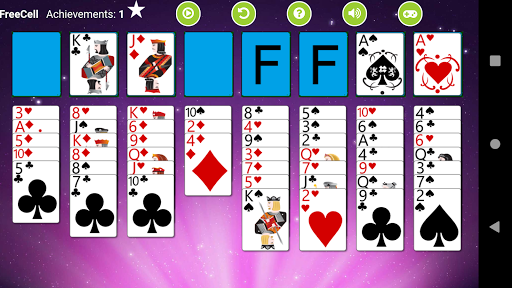 FreeCell Solitaire Screen 2