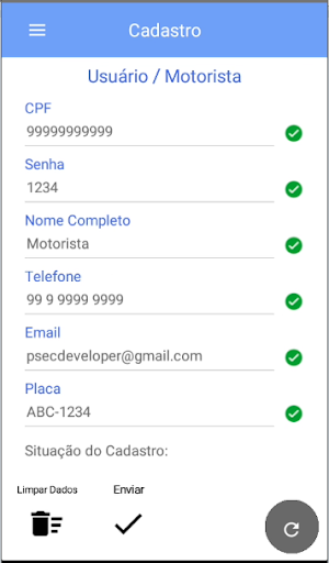 Atena TMS Tracking Screen 2