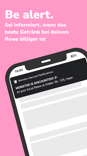 Rewe Monster Notifications Screen 3