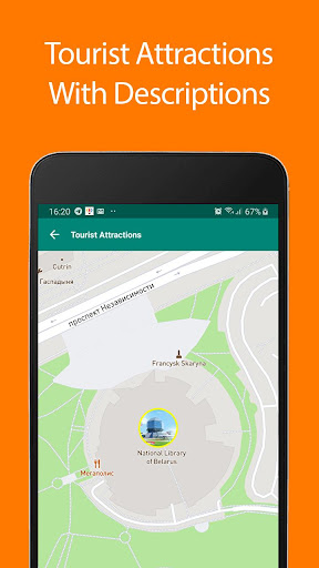 Android application Minsk Offline Map and Travel G screenshort