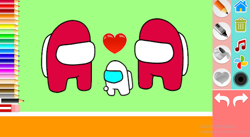 impostor colouring among us book pages