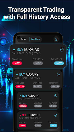AI Powered Live Forex Signals Screen 3