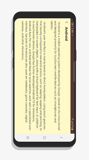 Screenshot of YellowNote - Notepad, Notes