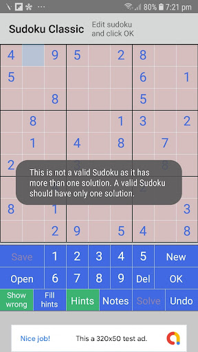 Sudoku Classic Screen 3