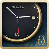 Luxury Clock CM Locker Theme icon