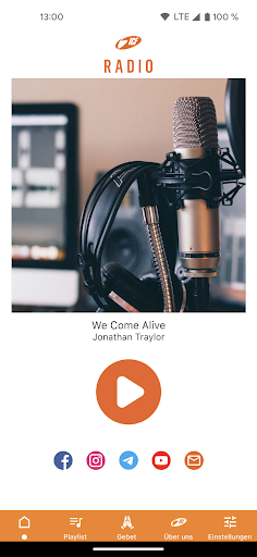Android application ICF Radio screenshort