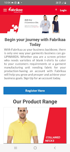 Android application Fabrikaa screenshort