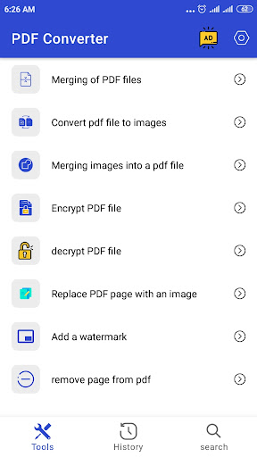 Android application PDF Editor & PDF Merge screenshort