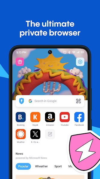 Aloha Браузер (Beta) 5.10.1 APK + Мод (Unlimited money) за Android