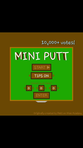 Android application Mini Putt screenshort
