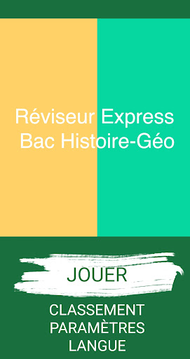 Android application Jeu de Révision Bac Histoire screenshort