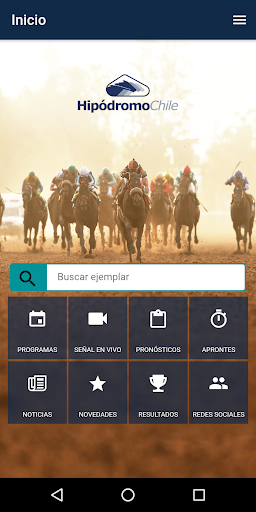 Android application Hipódromo Chile screenshort
