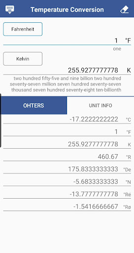 Temperature Conversion Screen 3