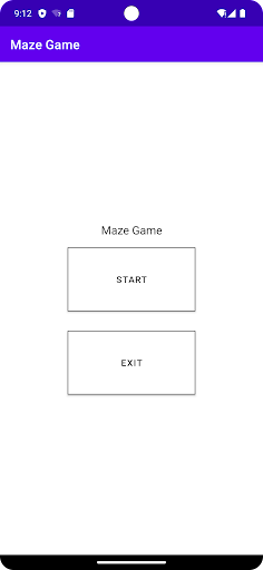 Android application Maze Game screenshort