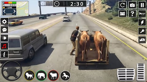 動物輸送トラック ゲームのおすすめ画像4