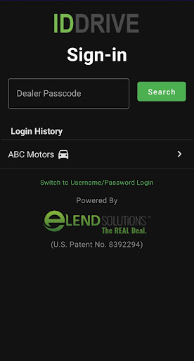 Android application ID Drive screenshort