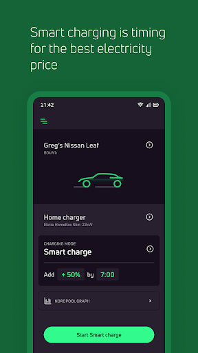 Android application Enefit Volt Home screenshort