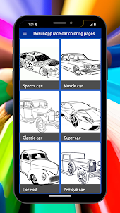 DoFunApp car coloring pages