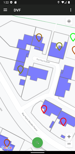 Android application Ventes immobilières & Cadastre screenshort