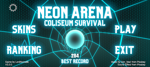 Android application Neon Arena: Coliseum Survival screenshort