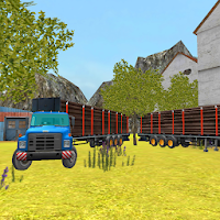 Log Truck Simulator 3D: Trailer Parking