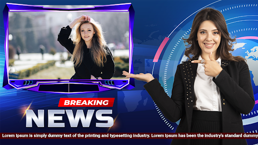 Breaking News Photo Frame Unknown