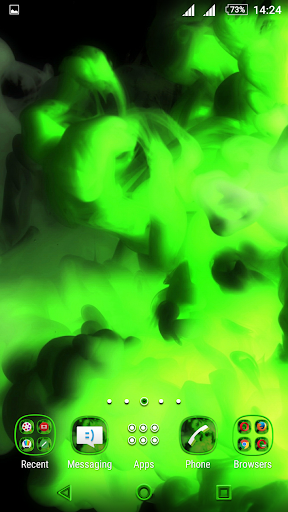 Misty Smoke Green XP Theme