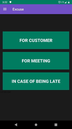Excuse Screenshot 1 - AppWisp.com