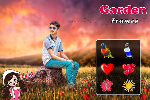 Garden Photo Frame  Cut Cam E