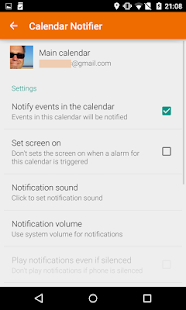 Events Notifier for Calendar Screenshot