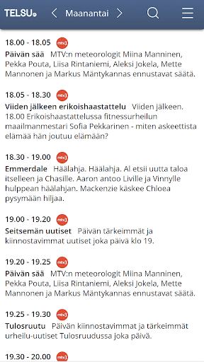 Telsu.fi TV-opas Screen 3