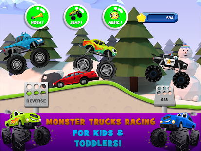 Monstertrucks Kinder-Spiel Screenshot