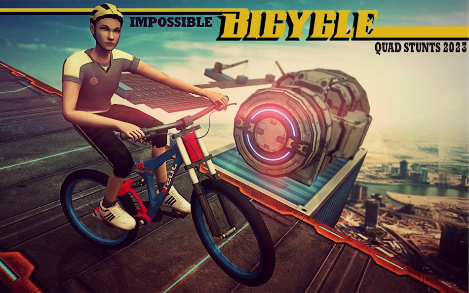 #7. Impossible Bicycle Quad Stunts (Android) بواسطة: 3MenStudio