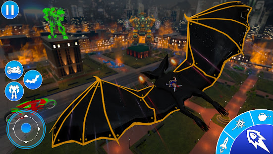 Flying Bat Bike Robot Games 3.1 APK + Mod (Free purchase) for Android