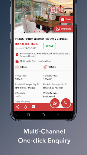 OneDay 搵地 Hong Kong Property Screenshot 4 - AppWisp.com