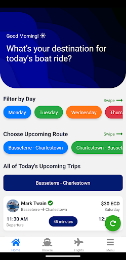 Android application SKN Transit screenshort