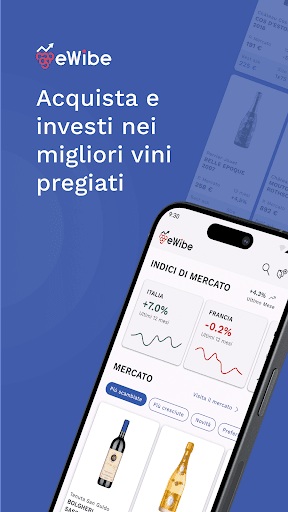 Android application eWibe: investimenti in vino screenshort