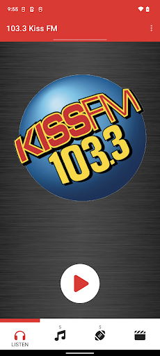 Android application 1033 Kiss FM screenshort