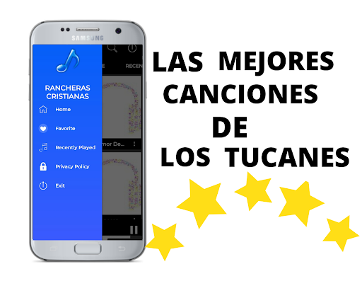 Android application los tucanes de tijuana musica screenshort