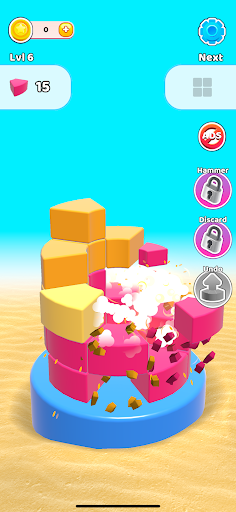 Screenshot of Color Wall 3D - Block Breaker