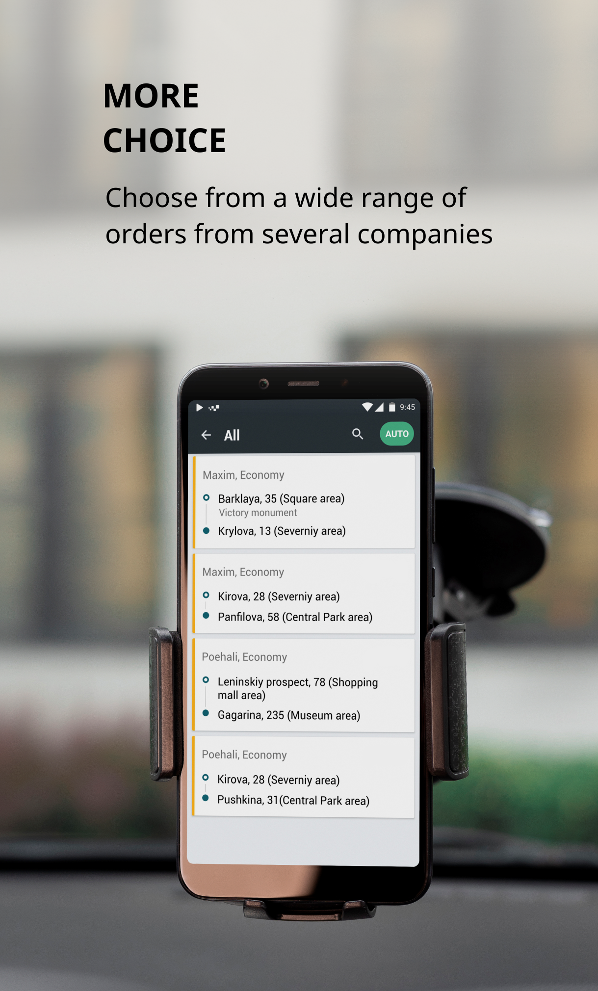 Android application Taxsee Driver screenshort
