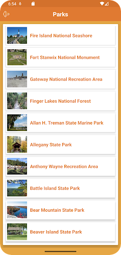 New York State Parks Screen 3