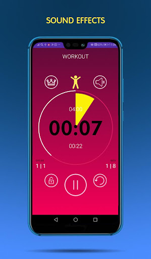 HIIT timer with music Screen 3