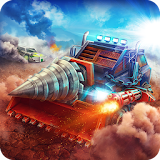Crushed Cars 3D - Extreme car racing shooter icon