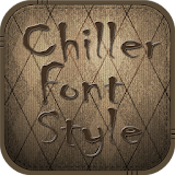 Chiller Font Style icon