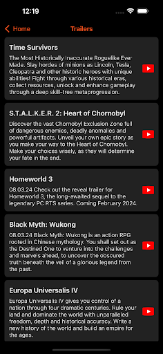 Game News Screen 3