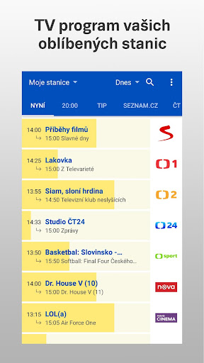 Android application TV program screenshort