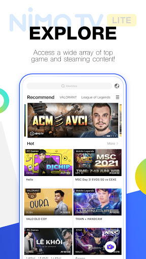 Screenshot of Nimo TV Lite